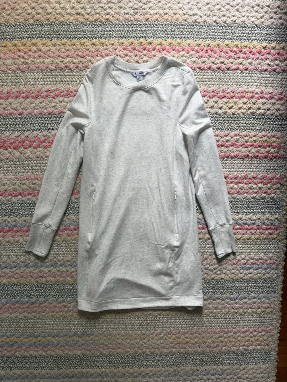 Light Gray Long Sleeve Dress
